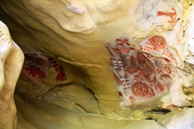 Santa Barbara Chumash Indian Painted Cave Santa Ynez Mountains